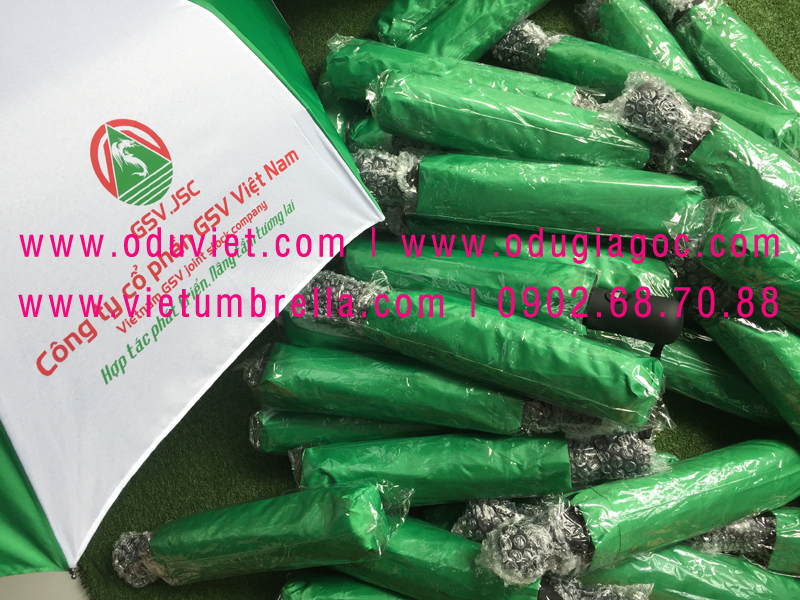 xưởng sản xuất ô dù cầm tay in logo quảng cáo